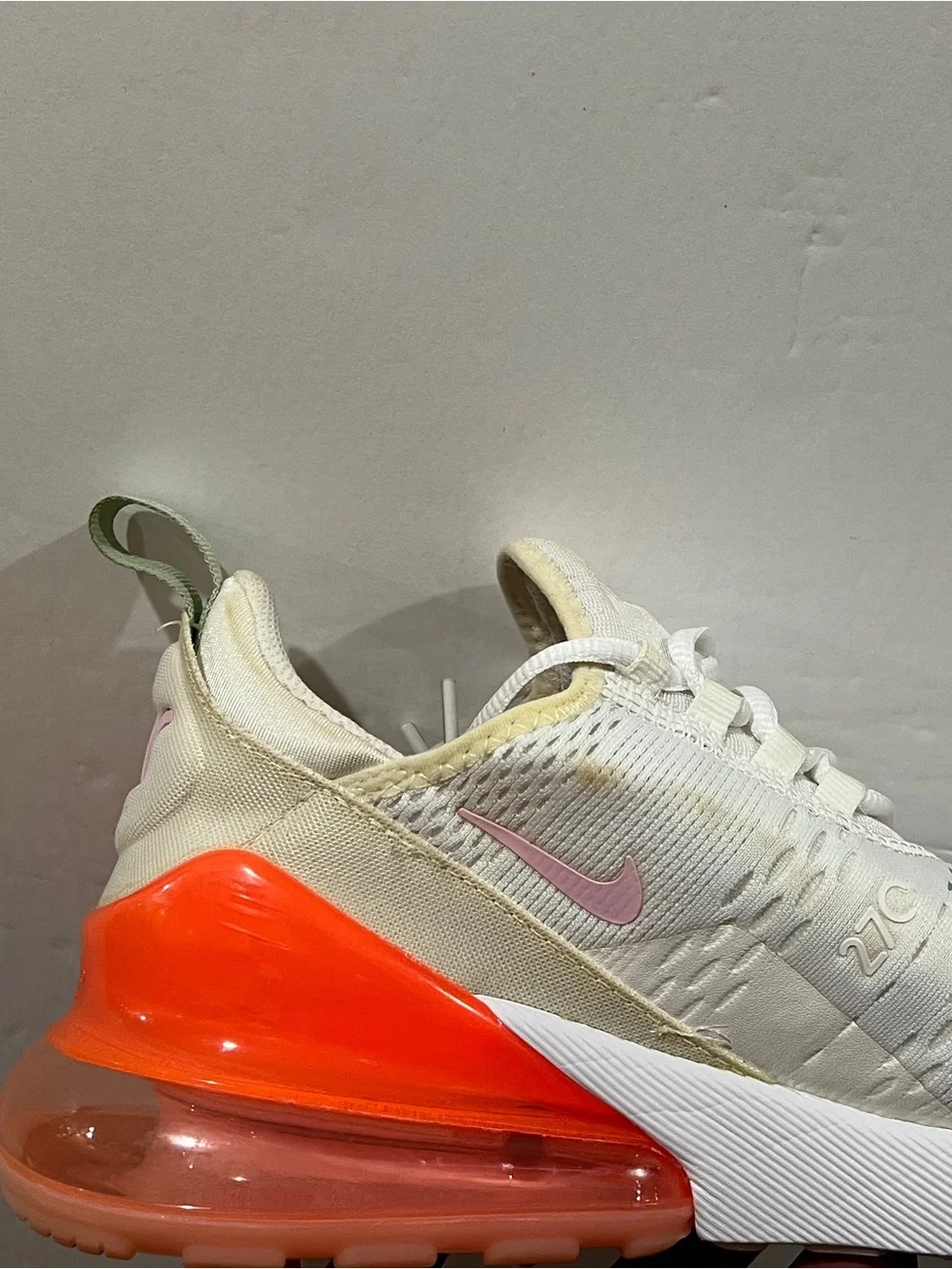 Nike, Girls, Air Max 270, 943345 113 , Pink & White Condition